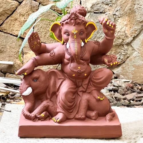 16'' Mud Hatti Ganpati No 6